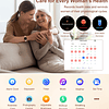 Reloj inteligente para mujer (responder/hacer llamadas), rel