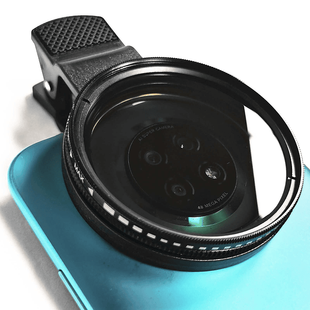 Filtro de cámara de teléfono ND 2-400 con clip de 52 mm para