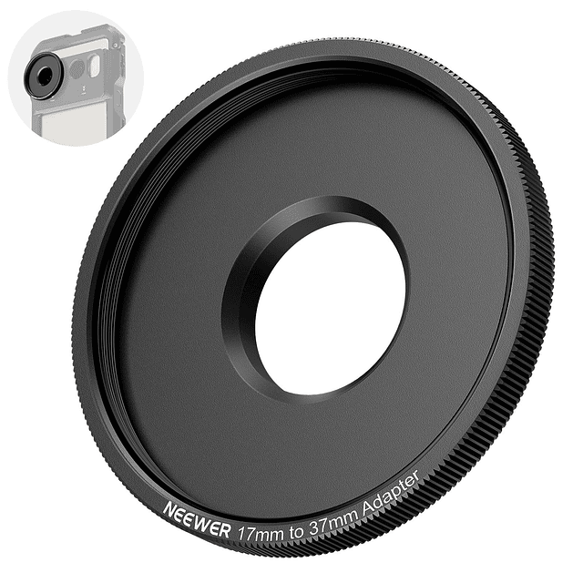 NEEWER Anillo Adaptador de Filtro de Lente de 17 mm a 37 mm,