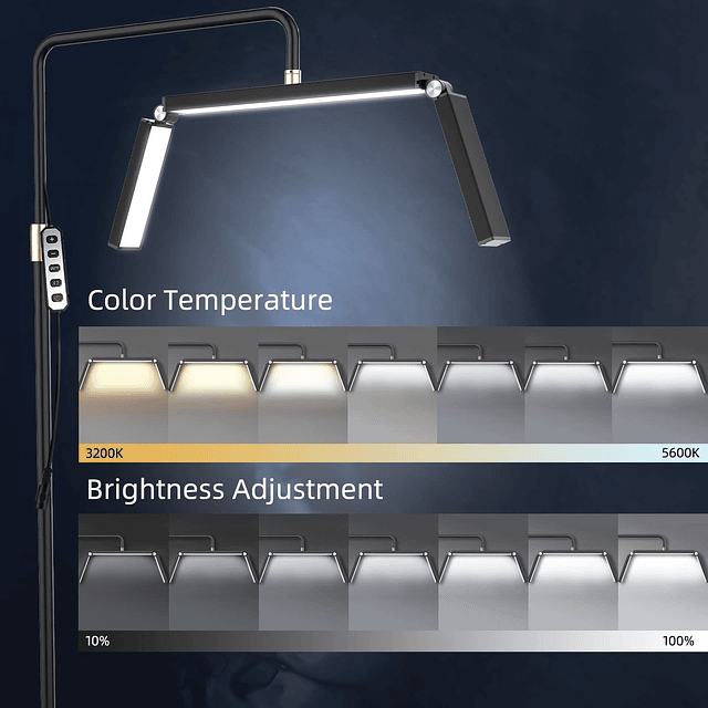 Lámpara de Pestañas para Extensiones de Pestañas, Luz de Med