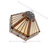 Pantalla de lámpara Tiffany de repuesto de 12.0 x 10.0 x 6.0
