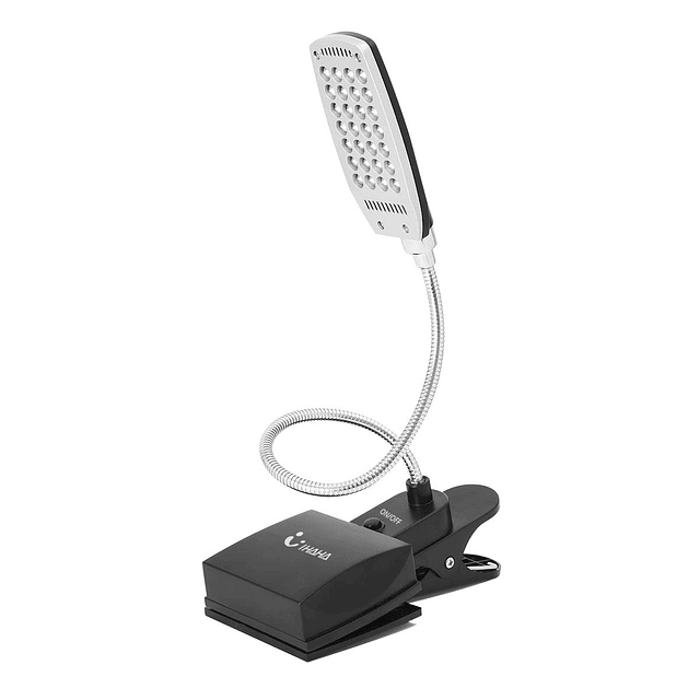 Luz de libro para leer en la cama, luces LED con clip para l