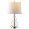 SAFAVIEH Lighting Collection Brisor Clear/Chrome Double Gour