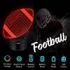 Regalos de fútbol Luz nocturna 3D de fútbol, ​​16 colores ca