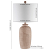 SAFAVIEH Lighting Collection Kensen Farmhouse Sandy Pearl Lá