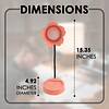 Lámpara de Flor de Cerezo de 15'': Lámpara de Escritorio LED