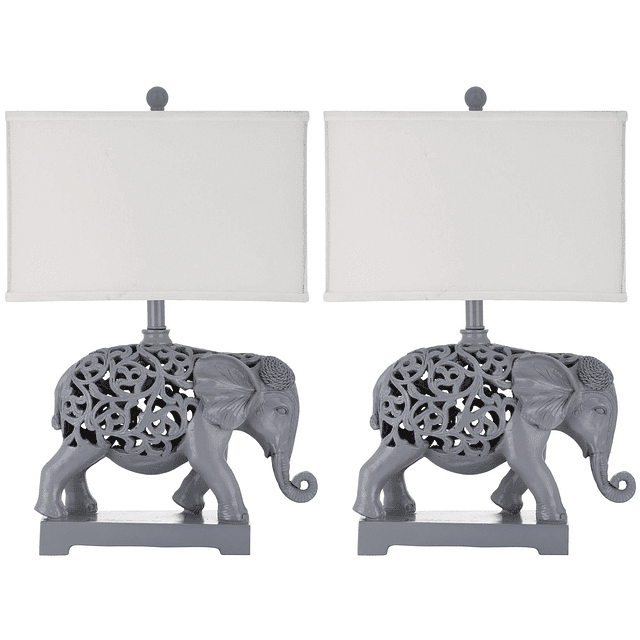 SAFAVIEH Lighting Collection Hathi Sculpture Modern Light Gr