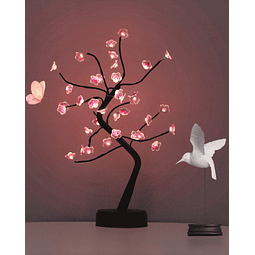 Bonsai Tree Light, Lámparas de árbol para sala de estar, lin