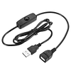 Cable USB con interruptor de encendido/apagado 501, cable de