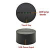 Plataforma de ilusión 3D, luces nocturnas, Interruptor tácti