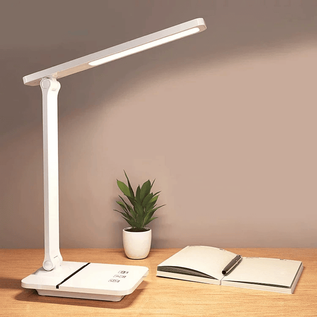 Lámpara de escritorio LED, lámpara de mesa regulable con 3 t