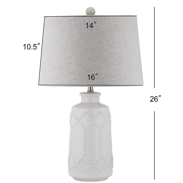 JYL4018A Alice Lámpara de mesa LED de cerámica de 26 pulgada