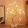 Lámpara de árbol de escritorio LED DIY, decoración de mesa d