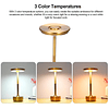 Lámpara de mesa inalámbrica LED con pilas Lámpara de escrito