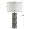 JYL3015B Tiki Lámpara de mesa LED de cerámica de 26,5 pulgad