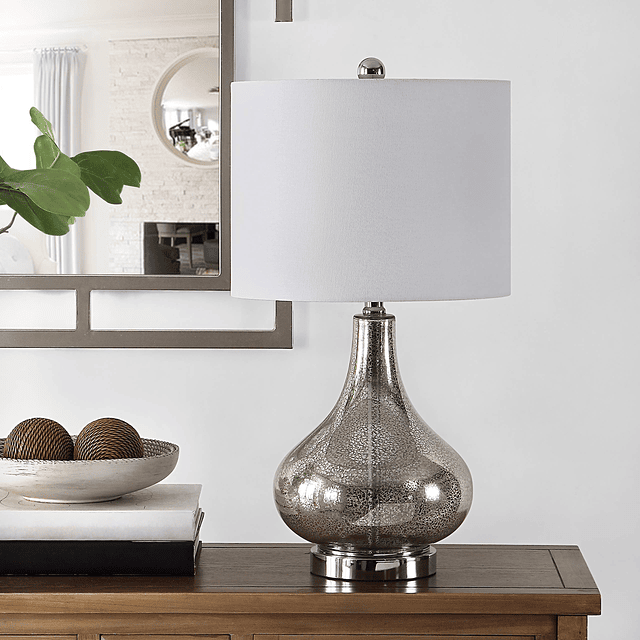 SAFAVIEH Lighting Collection Brooks Lámpara de mesa de crist