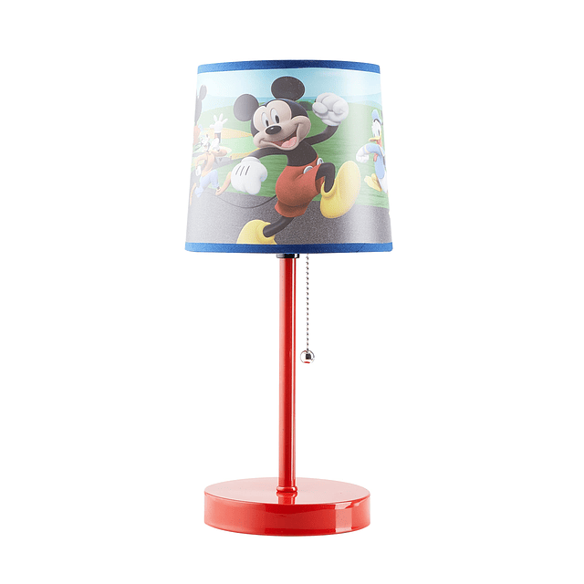 Idea Nuova Mickey Mouse Lámpara de mesa roja