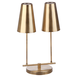 SAFAVIEH Colección de iluminación Rianon Brass Gold 2 luces