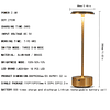 Lámpara de mesa LED inalámbrica Lámpara de escritorio modern