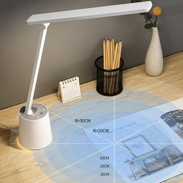 Lámpara de escritorio LED para oficina en casa, luz de escri