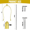 2 juegos de kits para hacer una lámpara: reparación de lámpa