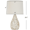 SAFAVIEH Lighting Collection Lauralie Nautical Cream Capiz S