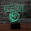 3D Forma de guante de béisbol Luz de noche LED Mesa táctil E