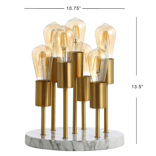 JYL1060A Pleiades Lámpara de mesa Edison moderna de metal/re