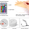 Batttlebus Sala de juegos Lámpara de luces nocturnas Efecto