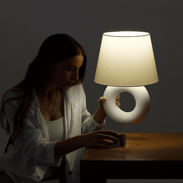 Lámpara de mesa LED Chloe - Lámpara de cerámica moderna únic