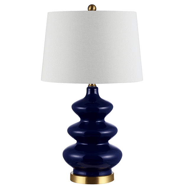 Lighting Collection Brielle Navy Mosaic Lámpara de mesa de 2