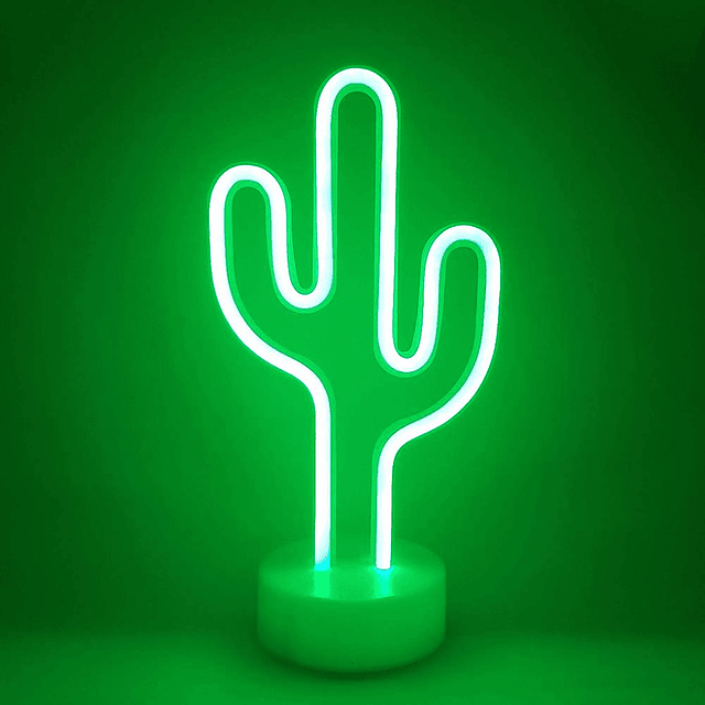 Letreros de Luz de Neón de Cactus Verde Luces de Neón de Cac