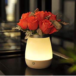 Lámpara de florero Lámpara de mesa Carga USB Lámpara de flor