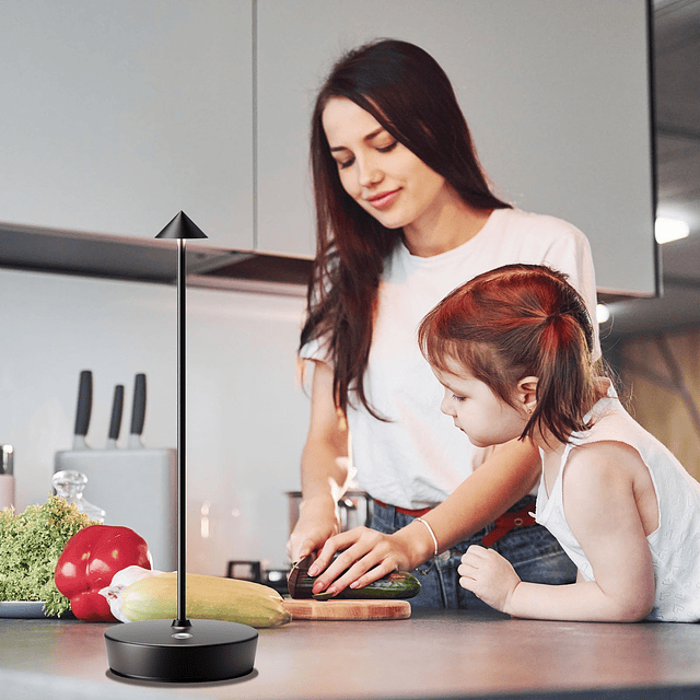 Lámparas de mesa inalámbricas recargables, luces de mesa LED