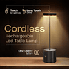 Pack de 2 lámparas de mesa LED recargables, inalámbricas, lá