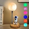 Lámpara lunar para niños, luces Space Buddy con luz nocturna