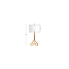 SAFAVIEH Lighting Collection Arabelle Modern Contemporary Gr