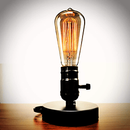 Lámpara de escritorio Edison, base de lámpara de mesa vintag