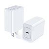 Cargador de pared USB C, paquete de 2 adaptadores de corrien