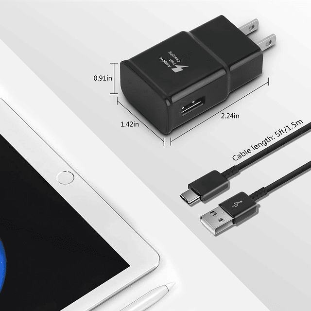 Kit de cargador rápido adaptable, Cargador de pared USB de c