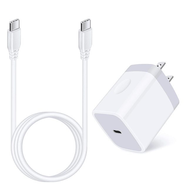 Cargador rápido tipo C, 20W USB C Block PD Caja de carga ráp