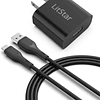 Cargador de pared rápido USB C de 5 pies para Samsung Galaxy