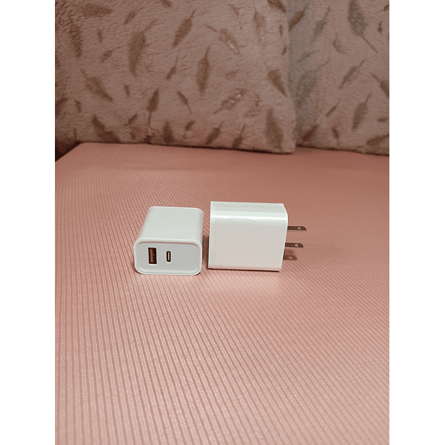 Adaptador de corriente QC3.0-PD 18W Blanco