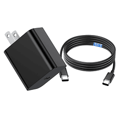 Cargador súper rápido USB C de 45 W, cargador de pared para