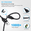 Cargador de pared de carga rápida 3.0 con cable micro USB de