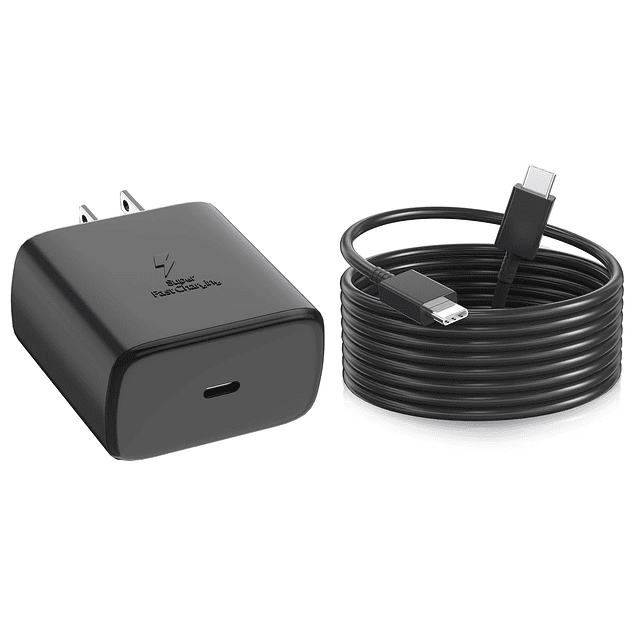 Cargador súper rápido Samsung tipo C 45 W GaN Power USB C ca