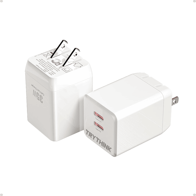 Cargador USB C de 35 W, , cargador de pared rápido GaN PD co