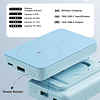 Banco de energía inalámbrico magnético, cargador portátil de