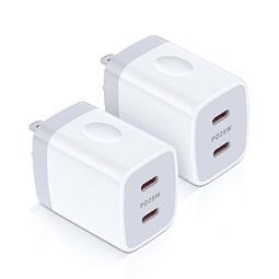 Cargador rápido de 25 W, adaptador de corriente USB C, enchu