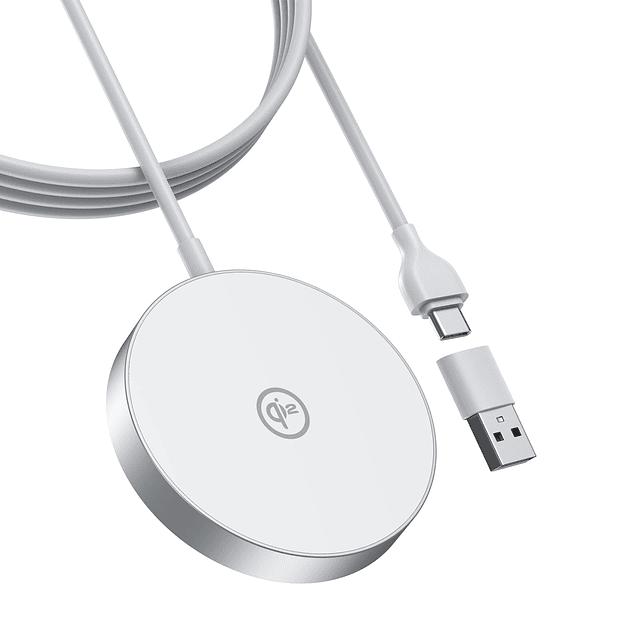 Cargador inalámbrico Qi2 con MagSafe, almohadilla de carga i